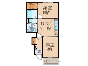 グランドアルブルⅡの物件間取画像